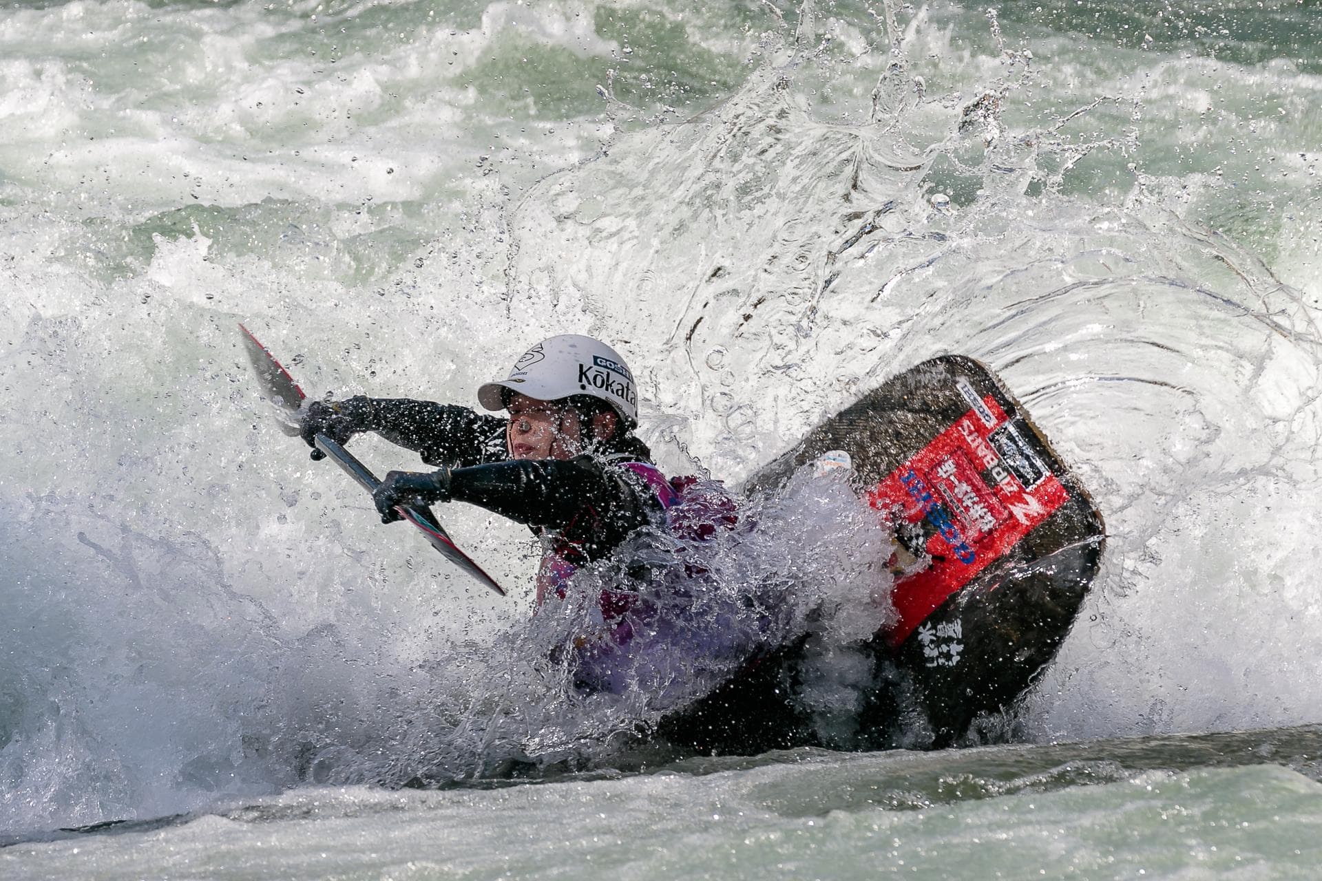 Hitomi Takaku (JPN) K1 Caiac Freestylke Woman. Victor Bigas photographer