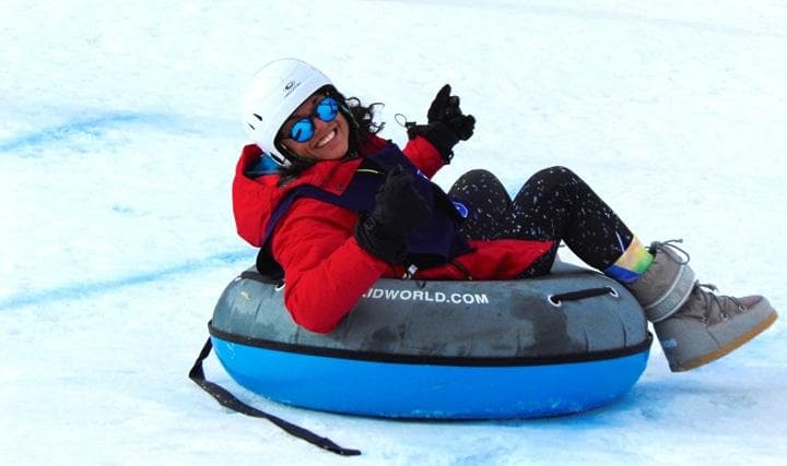 Tubin en la Nieve Andorra Grandvalira, Grau Roig Andorra en RocRoi