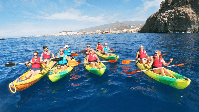 Las mejores actividades outdoor para practicar kayak de mar en Barcelona
