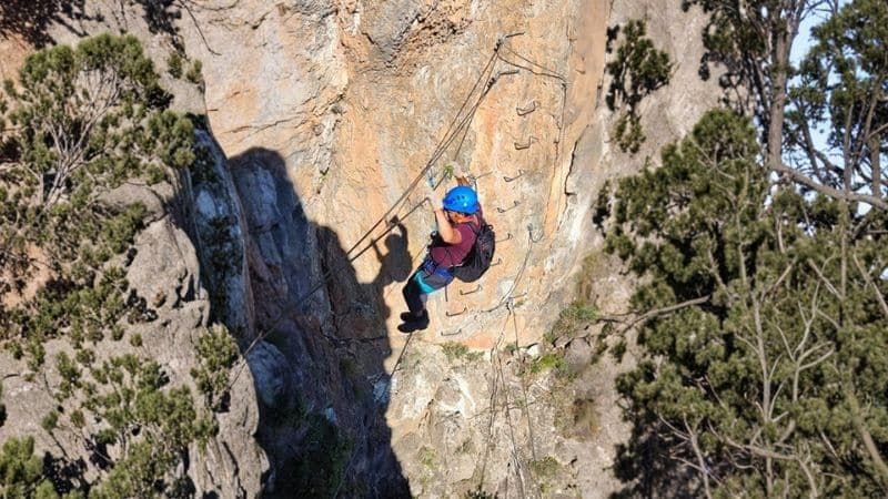 Vía Ferrata Tossal de Miravet en Pont de Suert, Pirineo