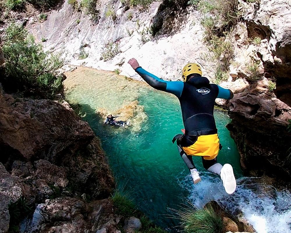 Canyoning en famille sur la Costa del Sol