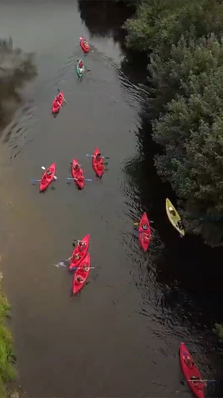Descenso en canoa guiado del río alto Eo en San Tirso de Abres: Lugo