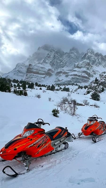 2h Excursión Nocturna con Ruta Guiada en Moto de Nieve en Formigal - Panticosa