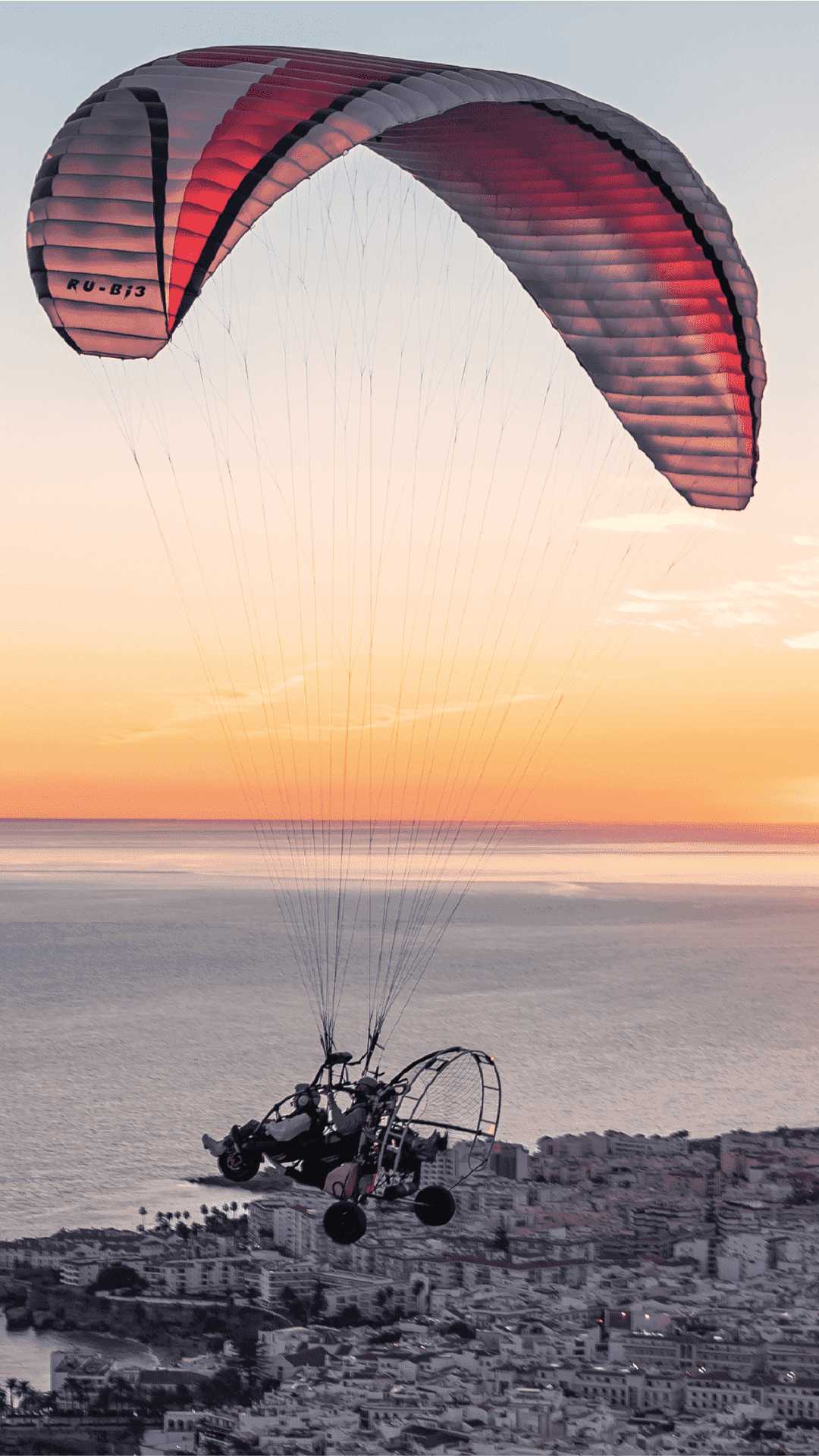 Bautismo Paramotor 15 min en Torre del Mar — Costa del Sol Oriental
