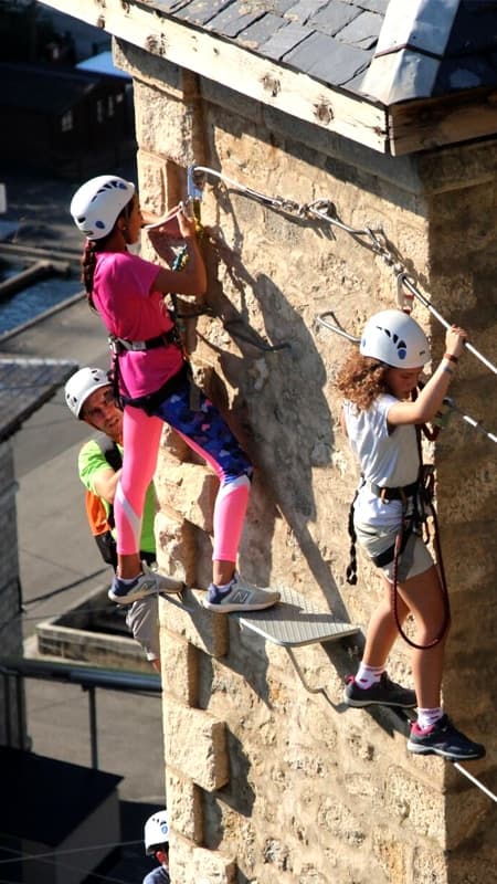 Vía Ferrata Cledes en Les Nivel K2