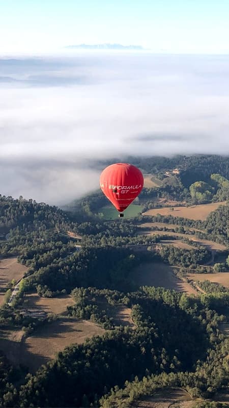 El Lluçanès: Vol en globus d'1h