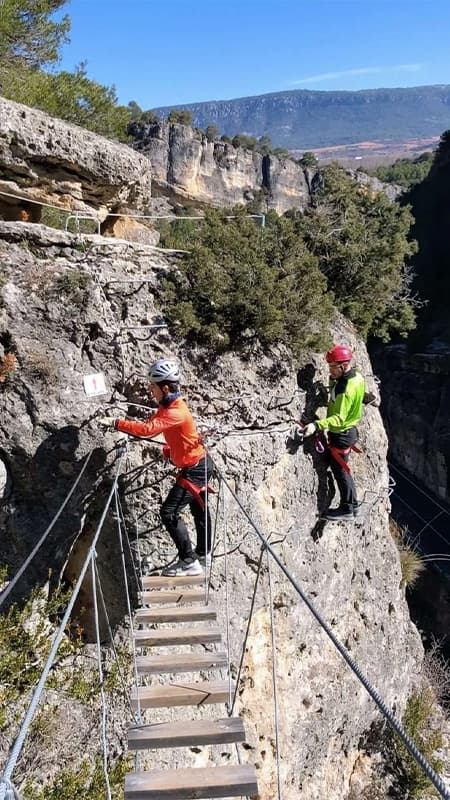 Cuenca: Via Ferrata de Priego niveau K3-K4