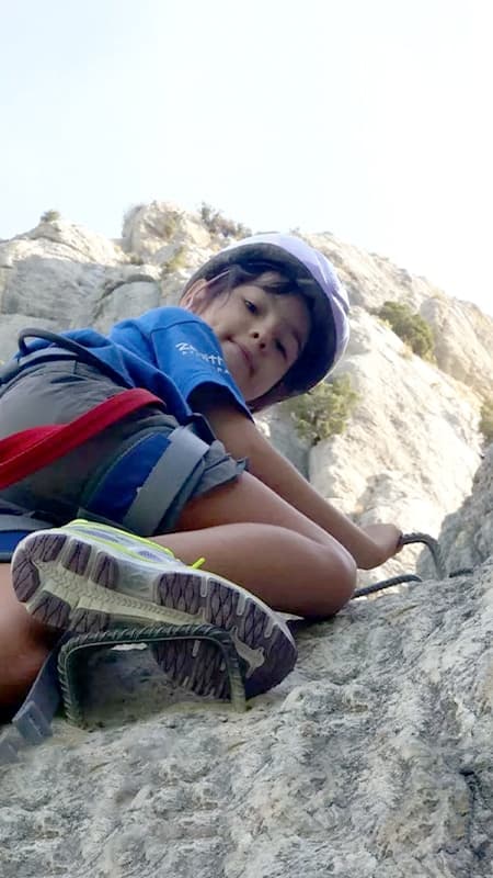 Congost de Mont-Rebei: Via ferrata 'Los Teletubbies' and Olmo Soler in Corçà in Lleida level K1-K2