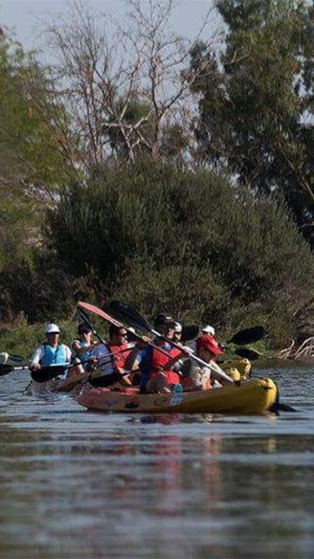 Réservoir d'Aguijón: 1h de location de kayak dans le réservoir d'Aguijón à Badajoz, Espagne