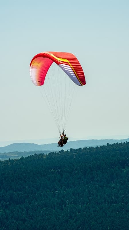 Parapente Tandem durante 30 minutos en el valle de Millau en Francia