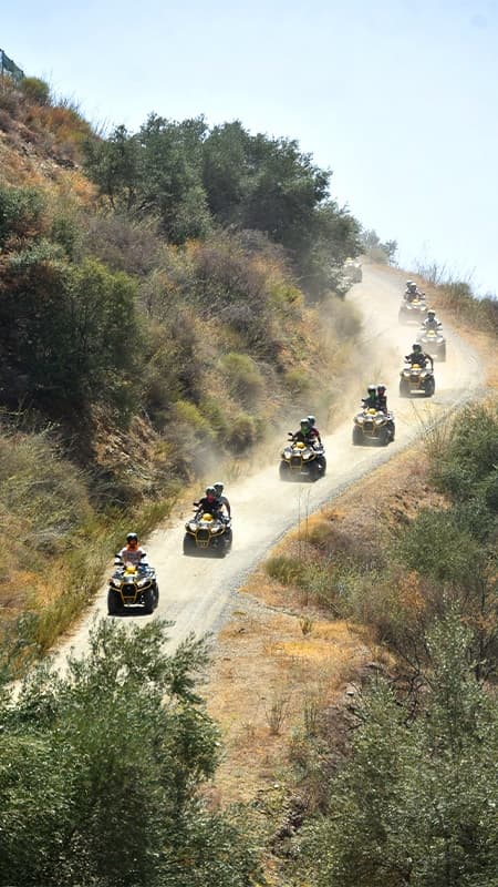Tour guiado en Quad biplaza de 2h por la Sierra de Mijas en Málaga