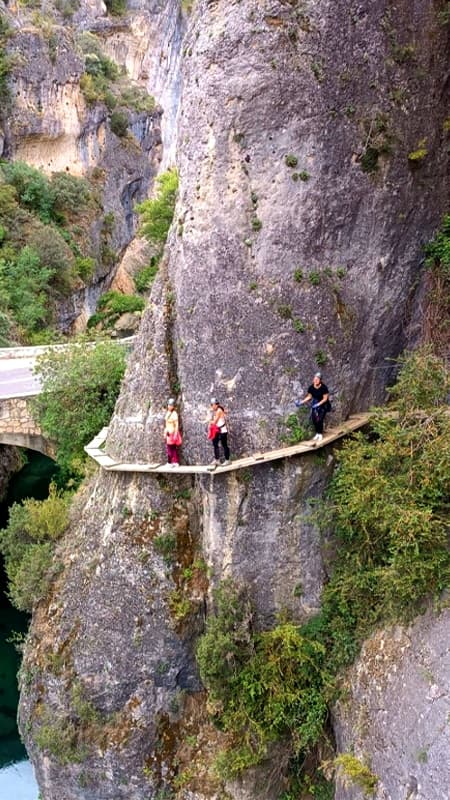 Cuenca: Via Ferrata de Priego niveau K3-K4
