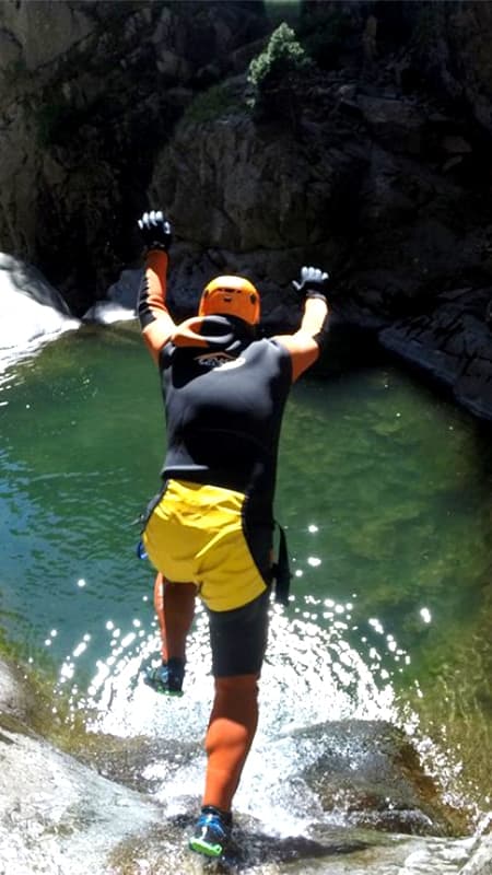 Canyoning of Núria Inferior of 4h in Girona - Intermediate Level