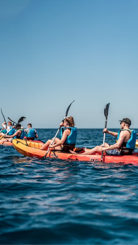 Ruta Guiada de Snorkel y Kayak en Tenerife: Playa de los Cristianos