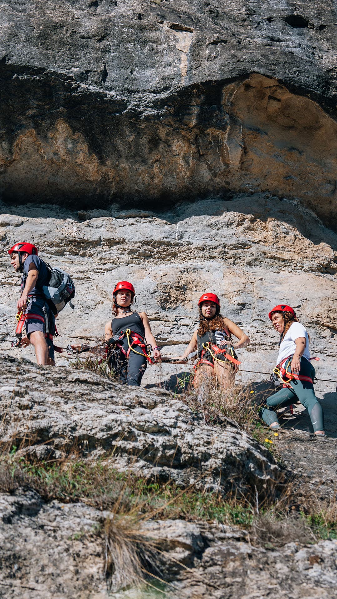 Baumes Corcades: ferrata K3-K4 amb pont nepali a Osona