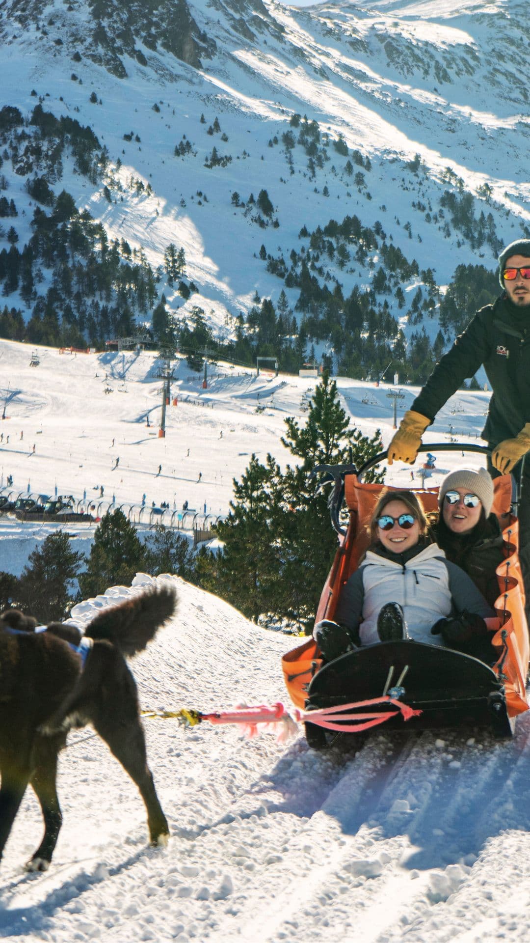 Andorre : balade en mushing de 3 km à Grau Roig
