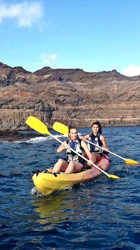 Gran Canaria: Excursion guidée de 3h en kayak et snorkel