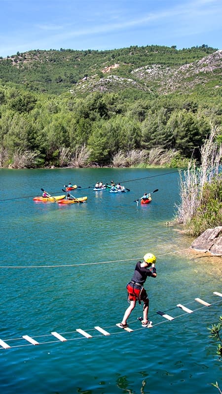 4h de Circuito Multiaventura en el Embalse de Alcora, Castelló de la Plana