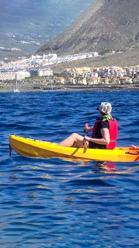 Ruta Guiada de Snorkel y Kayak en Tenerife: Playa de los Cristianos