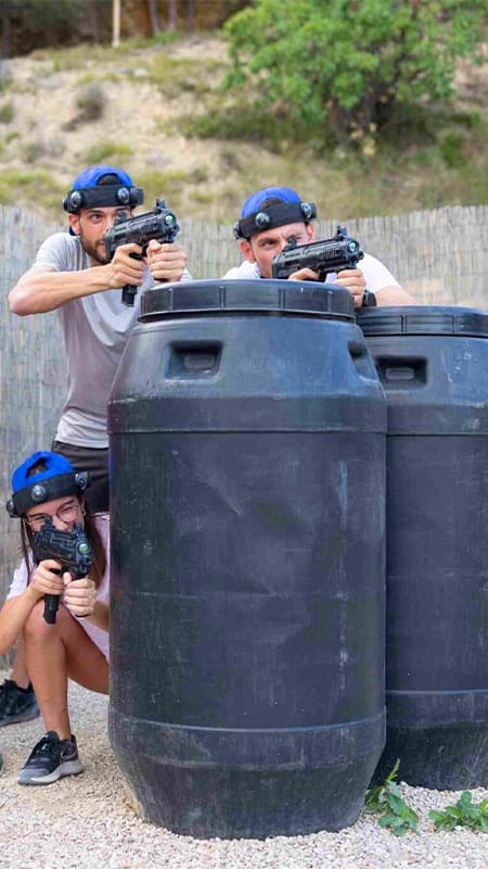 Laser Tag game with children for 2h in Onil, Alicante