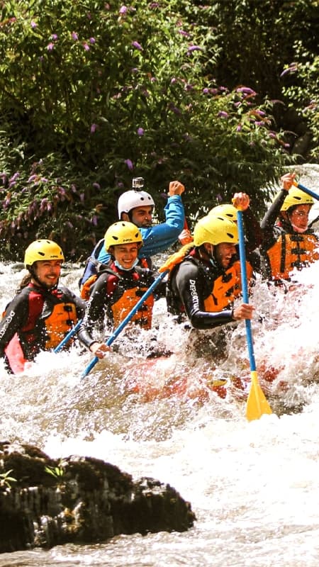 Rafting de Les a Pont de Rei y Barranquismo Valle de Arán