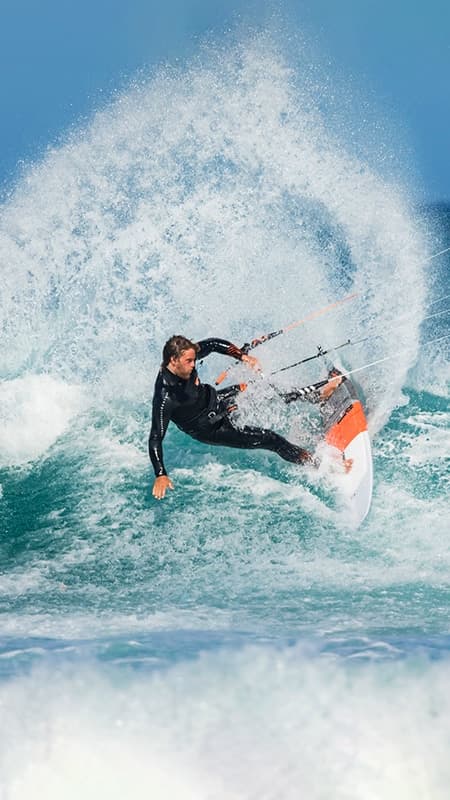 Kitesurf for Beginners or Intermediate: Private Kitesurfing Course for 1 person Tenerife