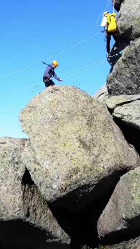 Via Ferrata de la Muela in the Ambroz Valley in Extremadura