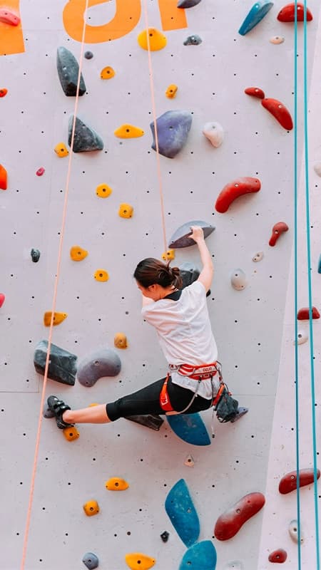 Escalade en salle pour débutants de 3h à Jaca, Pyrénées aragonaises