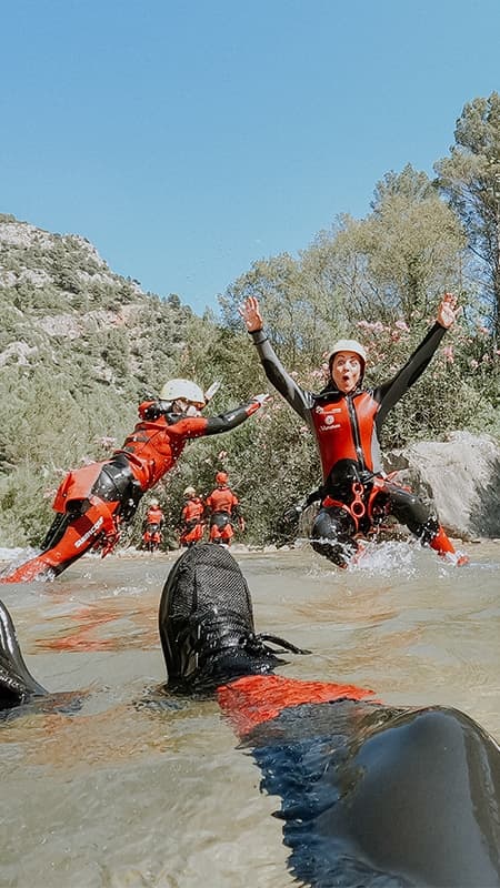 Lucena del Cid: Water canyoning - Level I