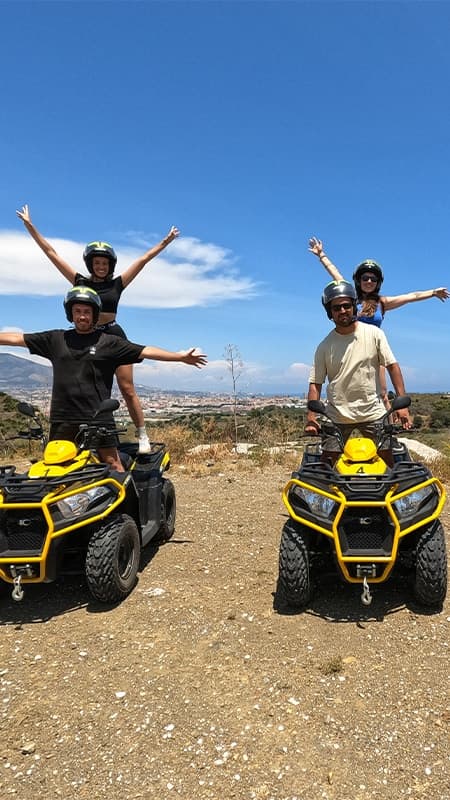Tour guiat amb Quad biplaça de 1h per la Serra de Mijas a Màlaga