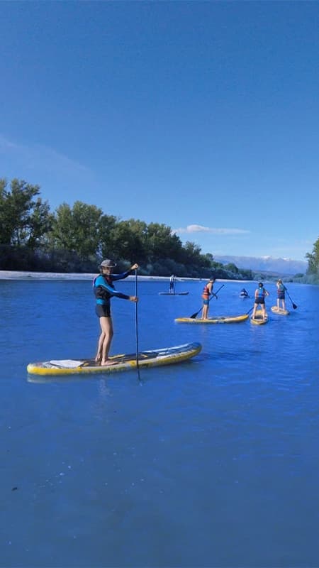 Parc Regional de la Serra de Gredos: Descens guiat amb pàdel surf al riu Tiétar de 5km