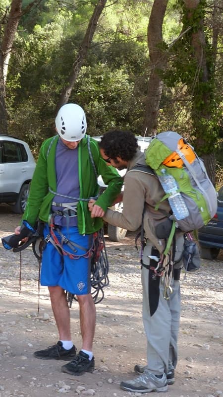 Parc naturel de Montserrat : Ascension de 4 h de la flèche du Cavall Bernat par la voie Punsola Reniu