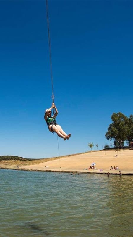 Circuito Raid Aventura en Badajoz en el Embalse de Aguijón