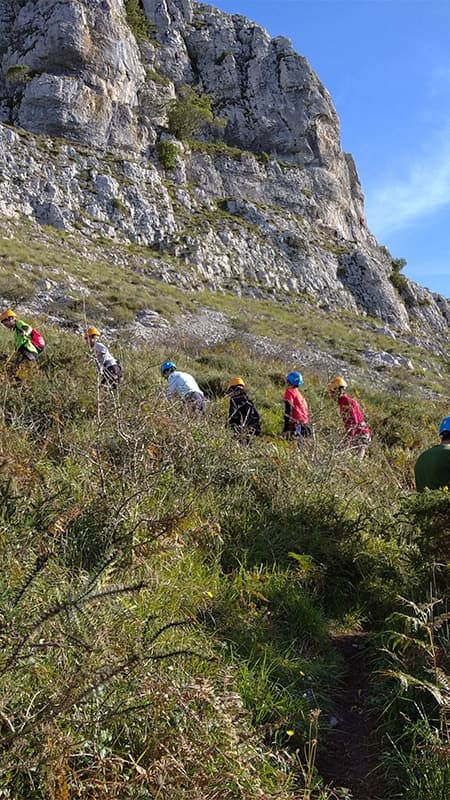 Cantabria: Via ferrata El Torreón in Lierganes level K4