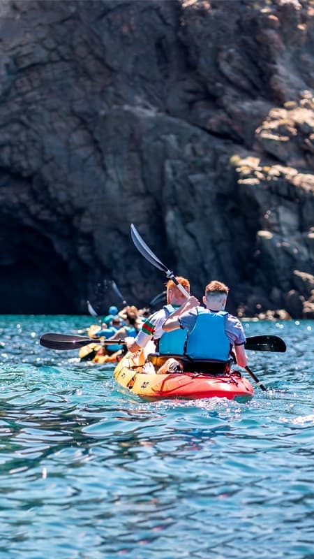 Ruta Guiada de Snorkel y Kayak en Tenerife: Playa de los Cristianos
