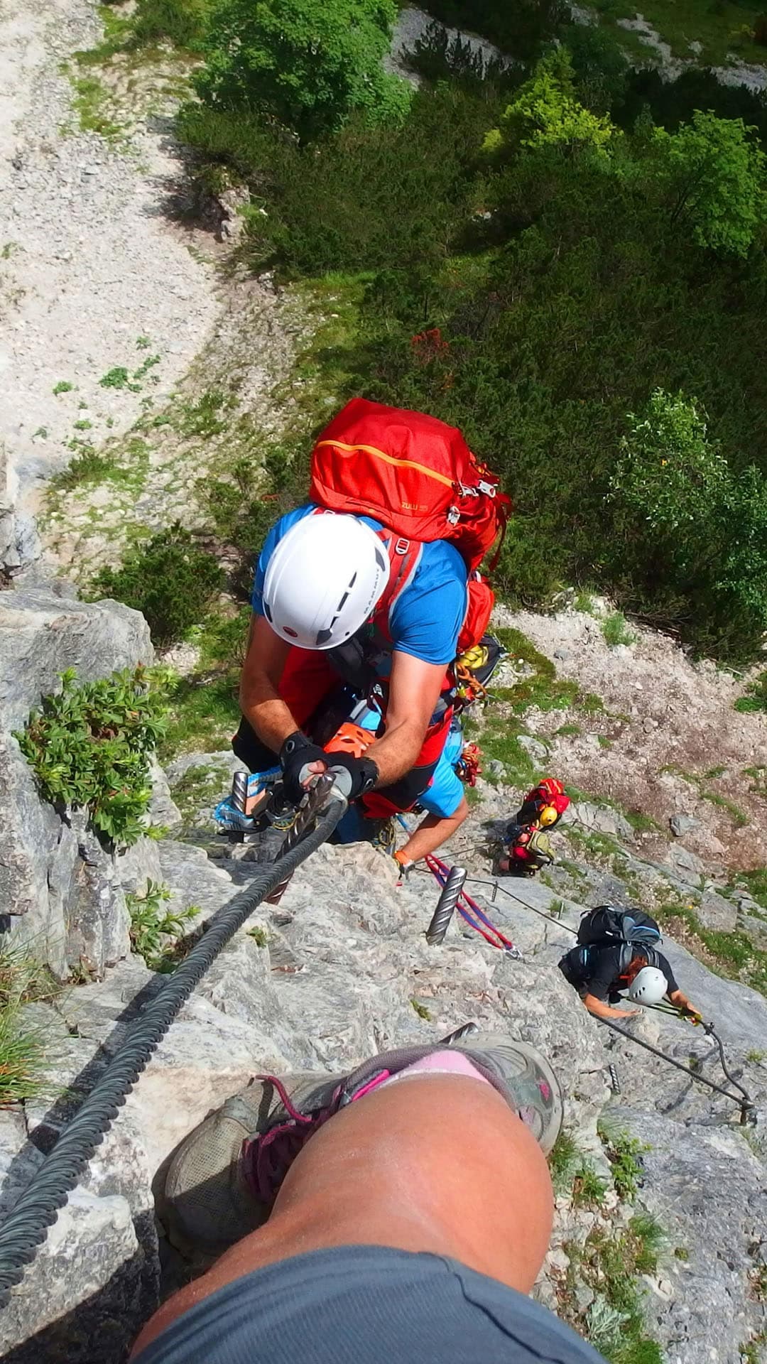 Via Ferrata El Ranero où Huerta de Rey à Burgos - Niveau intermédiaire K3 - K4