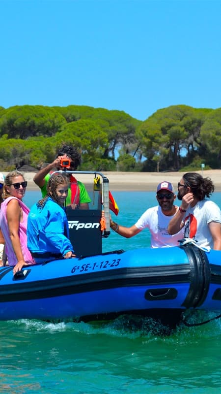Doñana Natural Park: 1h30 boat trip with skipper around the mouth of the Guadalquivir River