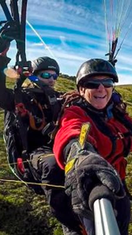 Madrid: 30 min de vol en parapente avec vidéo au-dessus des zones montagneuses