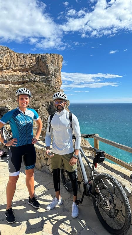 Alicante: Guided e-bike route in Cala Granadella and Cala Moraig of 4h