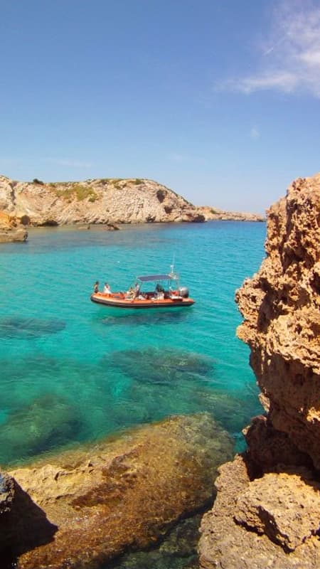 Motorboat Trip through the Menorca Marine Reserve — Cala Pregonda and Snorkelling