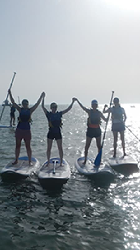 Parc naturel de Doñana : Itinéraire guidé d'1h30 de paddle surfing à l'embouchure du Guadalquivir