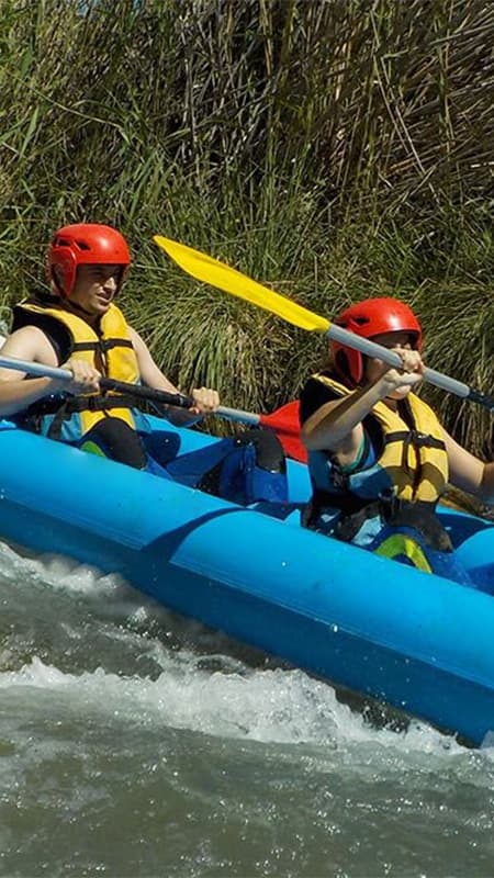Canoa-Raft Hoces del Cabriel · Aguas Bravas en Biplaza (Valencia)