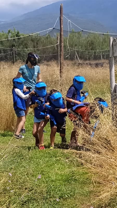 Paintball pour enfants à Barcelone + tir à l'arc au Montseny