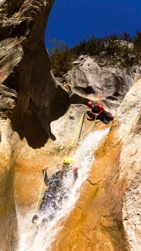 Rafting de Las Bordas à Bòssost et Canyoning à Bausen - Val d’Aran