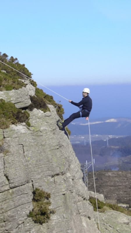 Rápel de 1h30 en Viveiro, Lugo