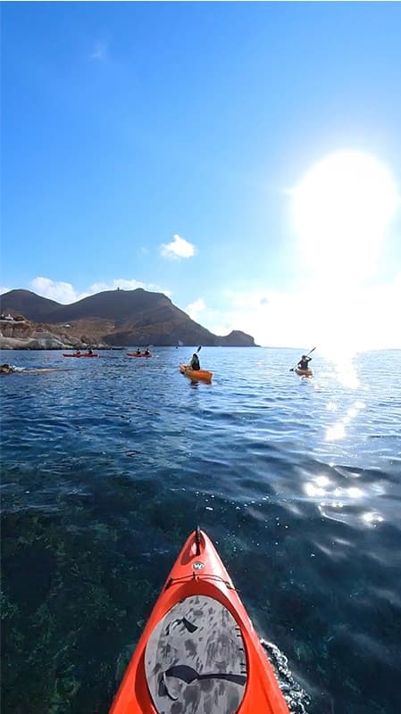 Ruta en Kayak 2h en Cabo de Gata: Almería