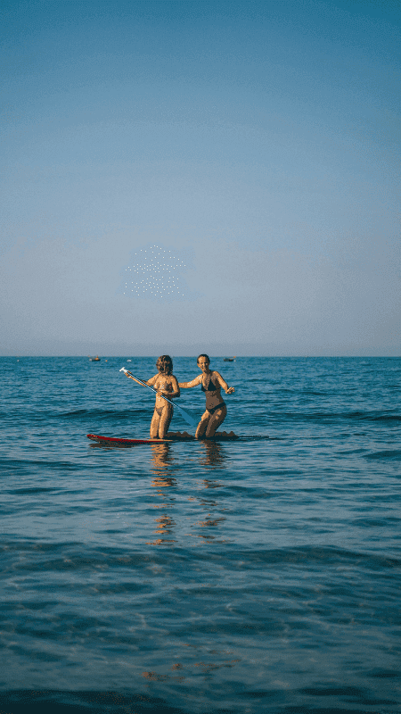 Travessia amb pàdel surf de 2h a la Ria de Cubas, Cantàbria