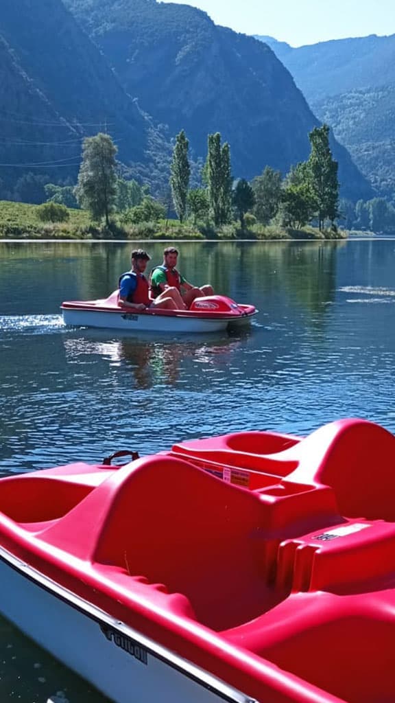 30 min location de pédalos au Lac Torrassa - La Guingueta d’Àneu