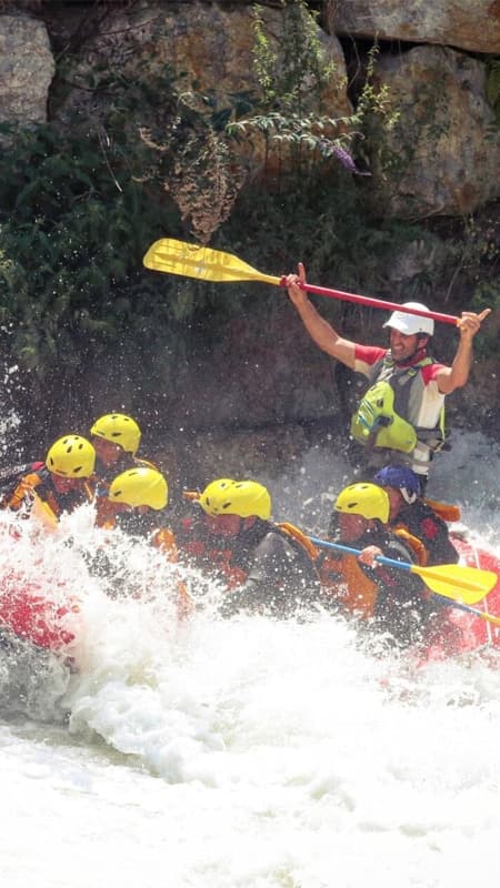 Multi activités: Rafting de Les à Pont de Rei, circuits multi-aventures et tyrolienne géante - Val d'Aran