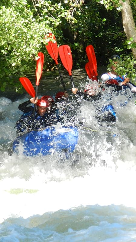 Rafting Alto Ebro — Descenso de 9 km de Montesclaros a Aldea del Ebro